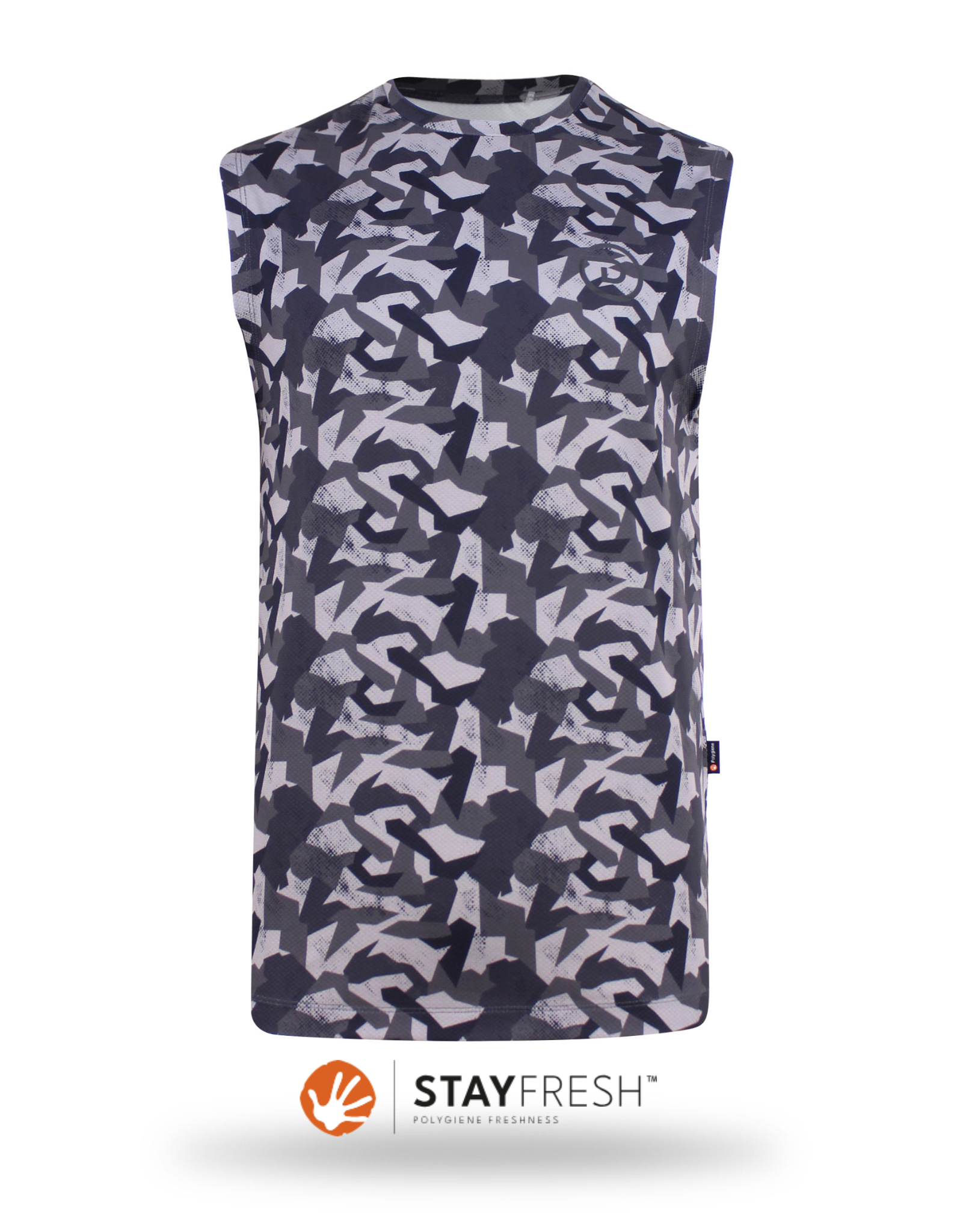 Muscle Tee Black Camo