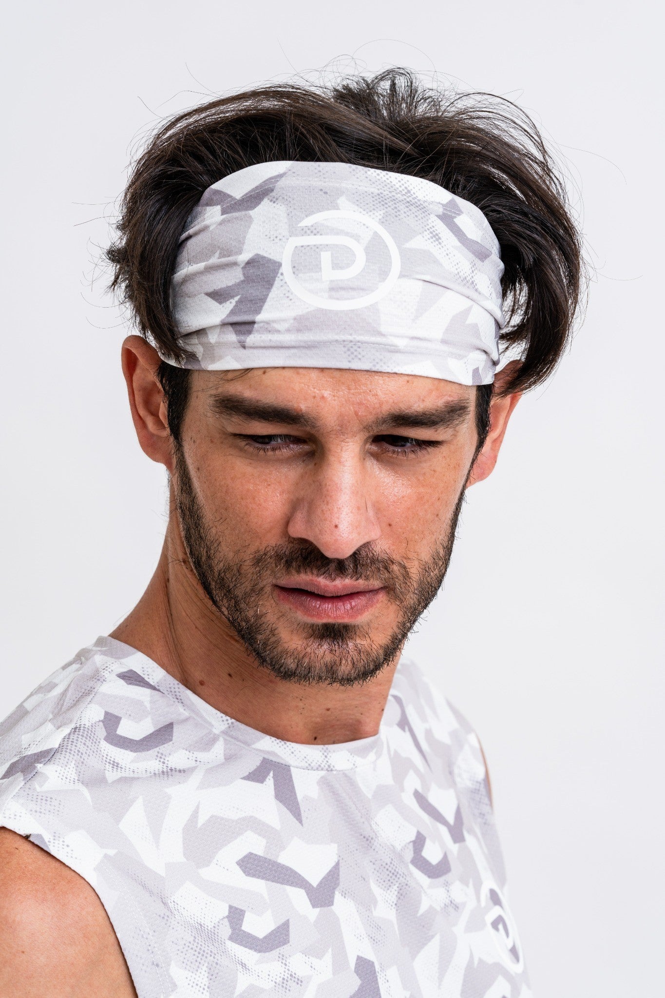 Headband White Camo