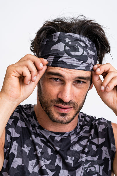 Headband Black Camo