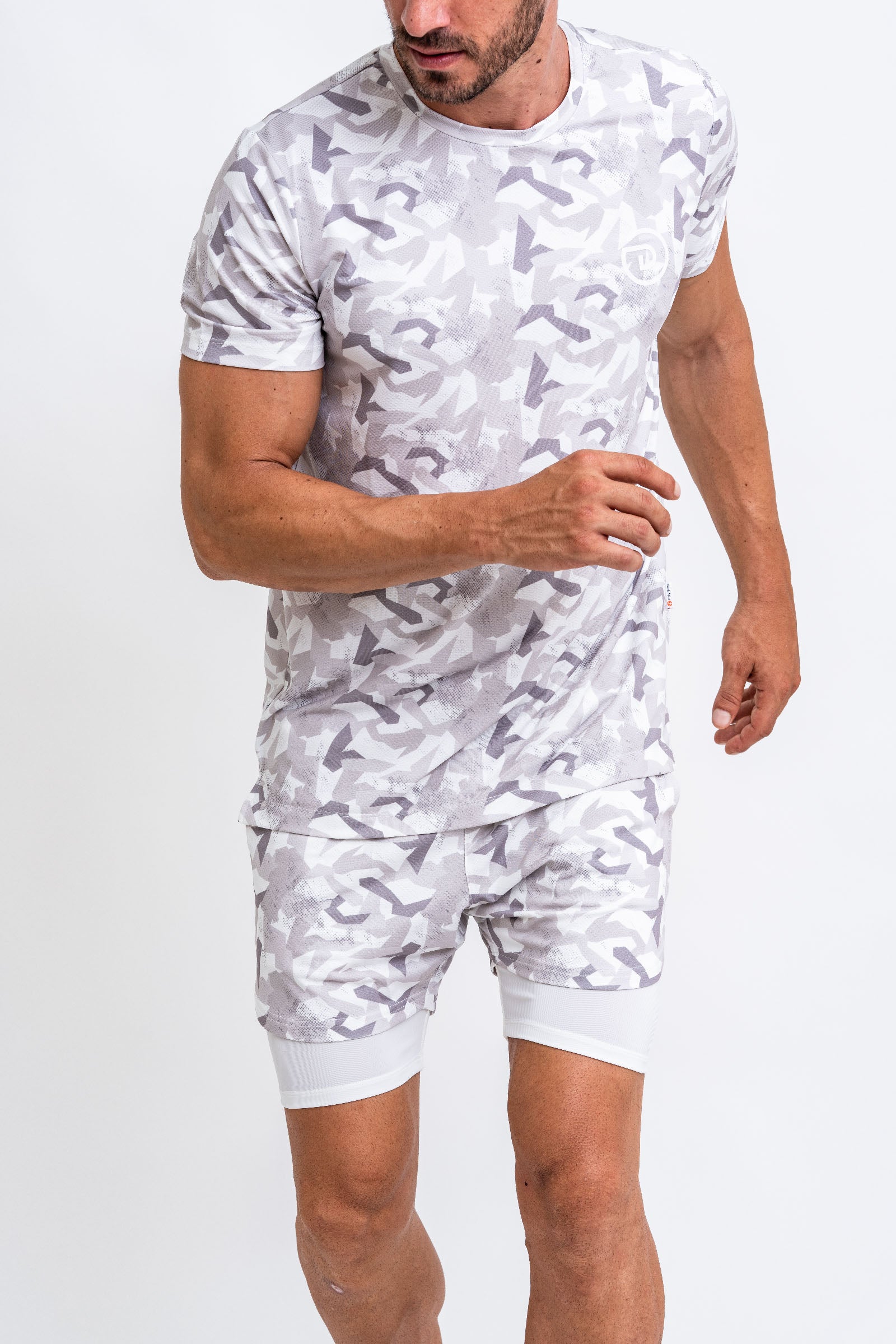 Signature Tee White Camo
