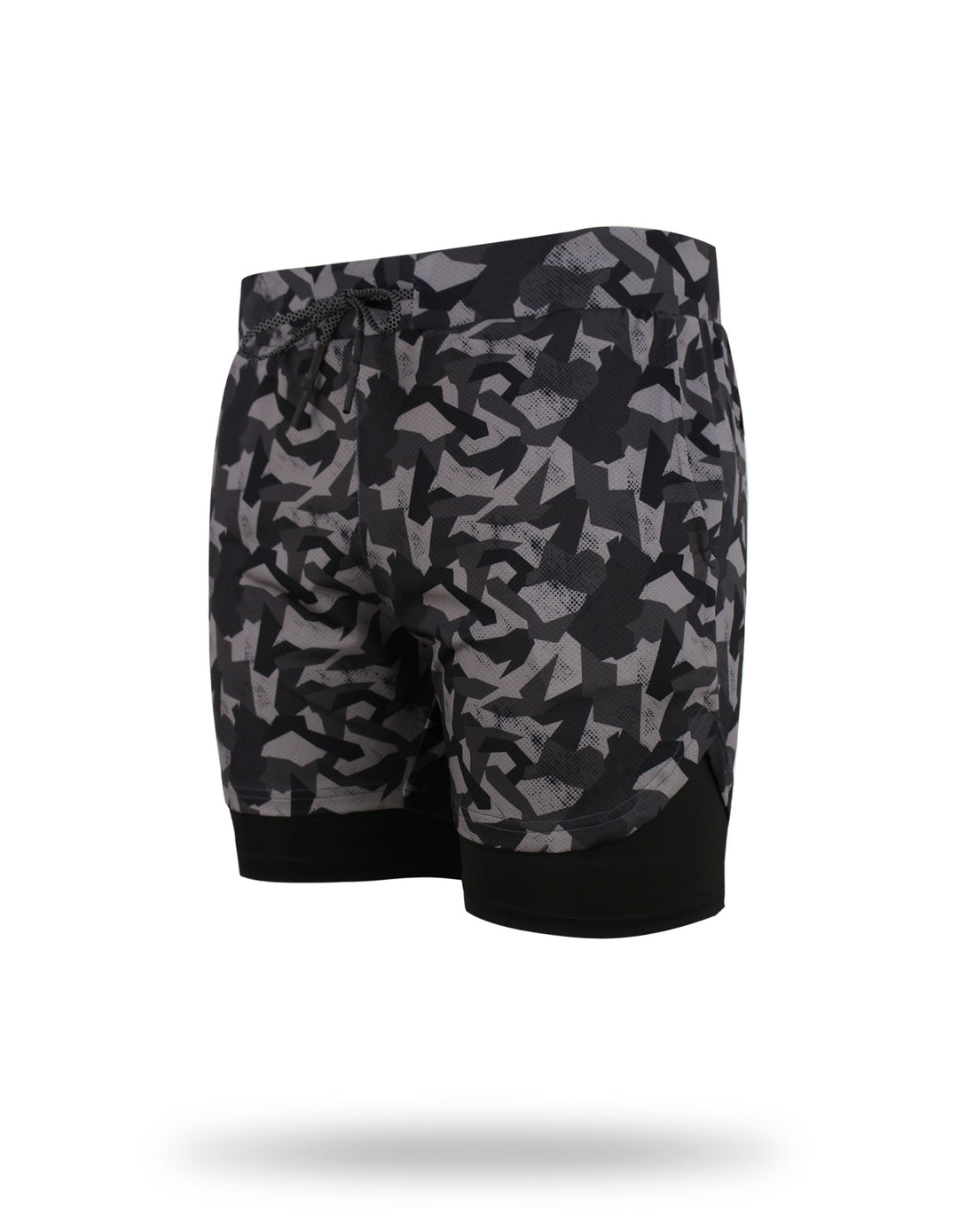 Black camo workout shorts cheap
