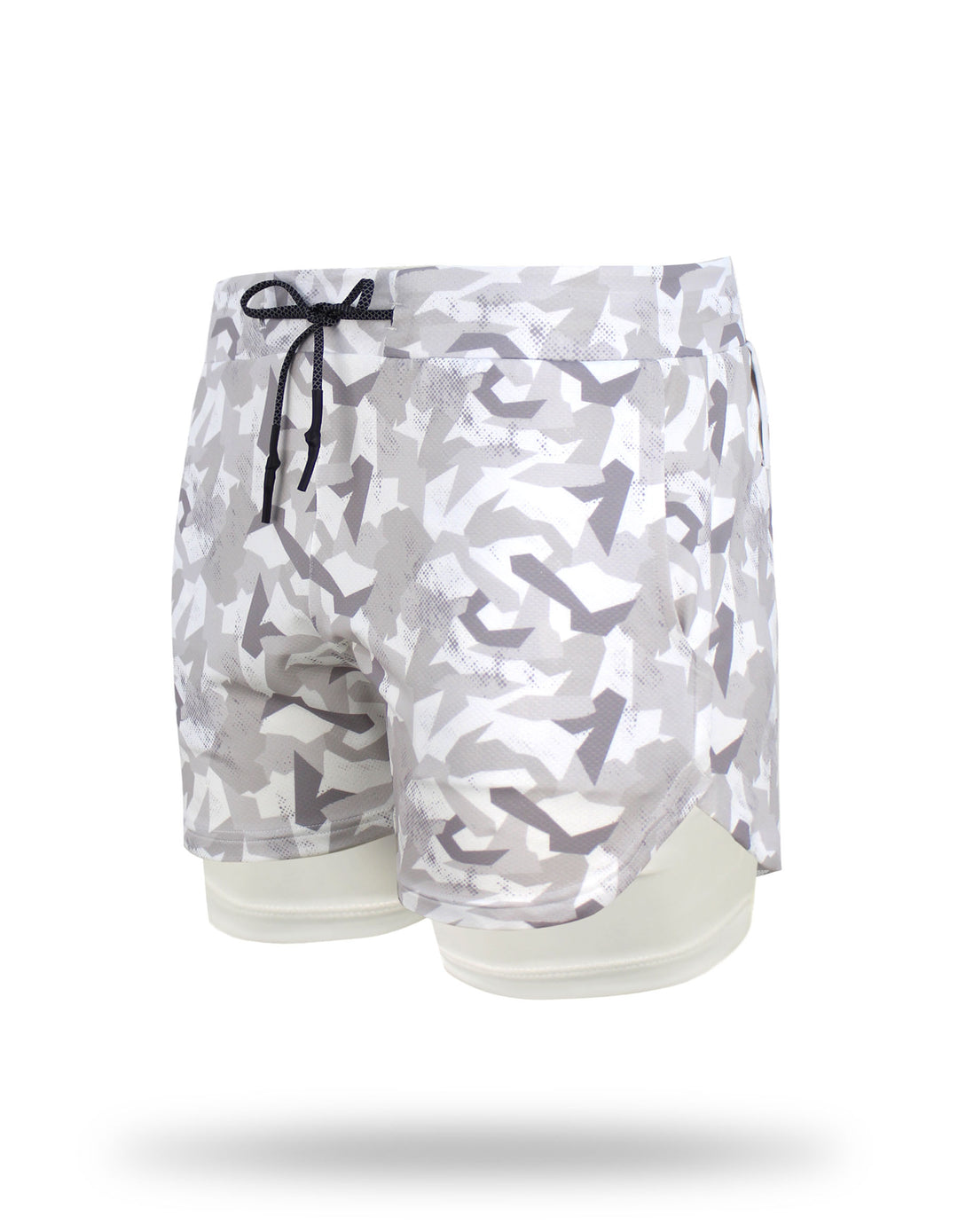 5 Liner Shorts White Camo Dose Athletic